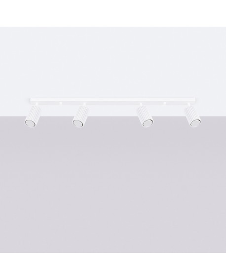 Plafon KARBON 4L biały Sollux SL.1546