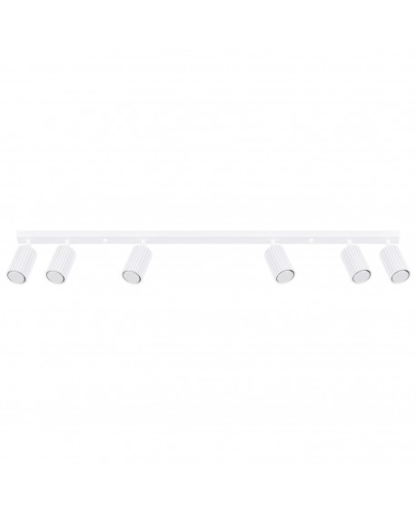 Plafon KARBON 6L biały Sollux SL.1547