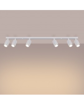 Plafon KARBON 6L biały Sollux SL.1547