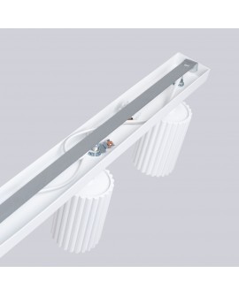 Plafon KARBON 6L biały Sollux SL.1547