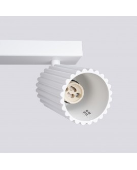 Plafon KARBON 6L biały Sollux SL.1547