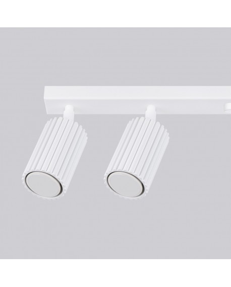 Plafon KARBON 6L biały Sollux SL.1547