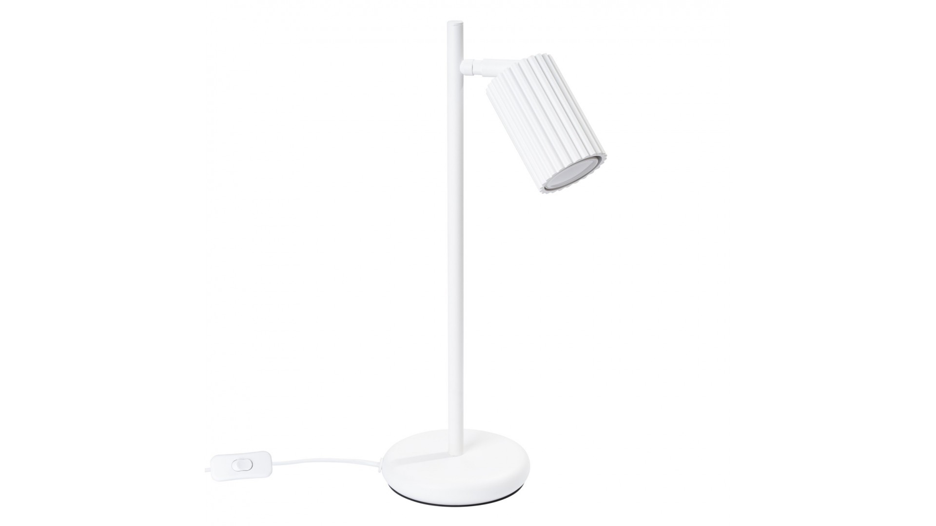 Lampa biurkowa KARBON biała Sollux SL.1548