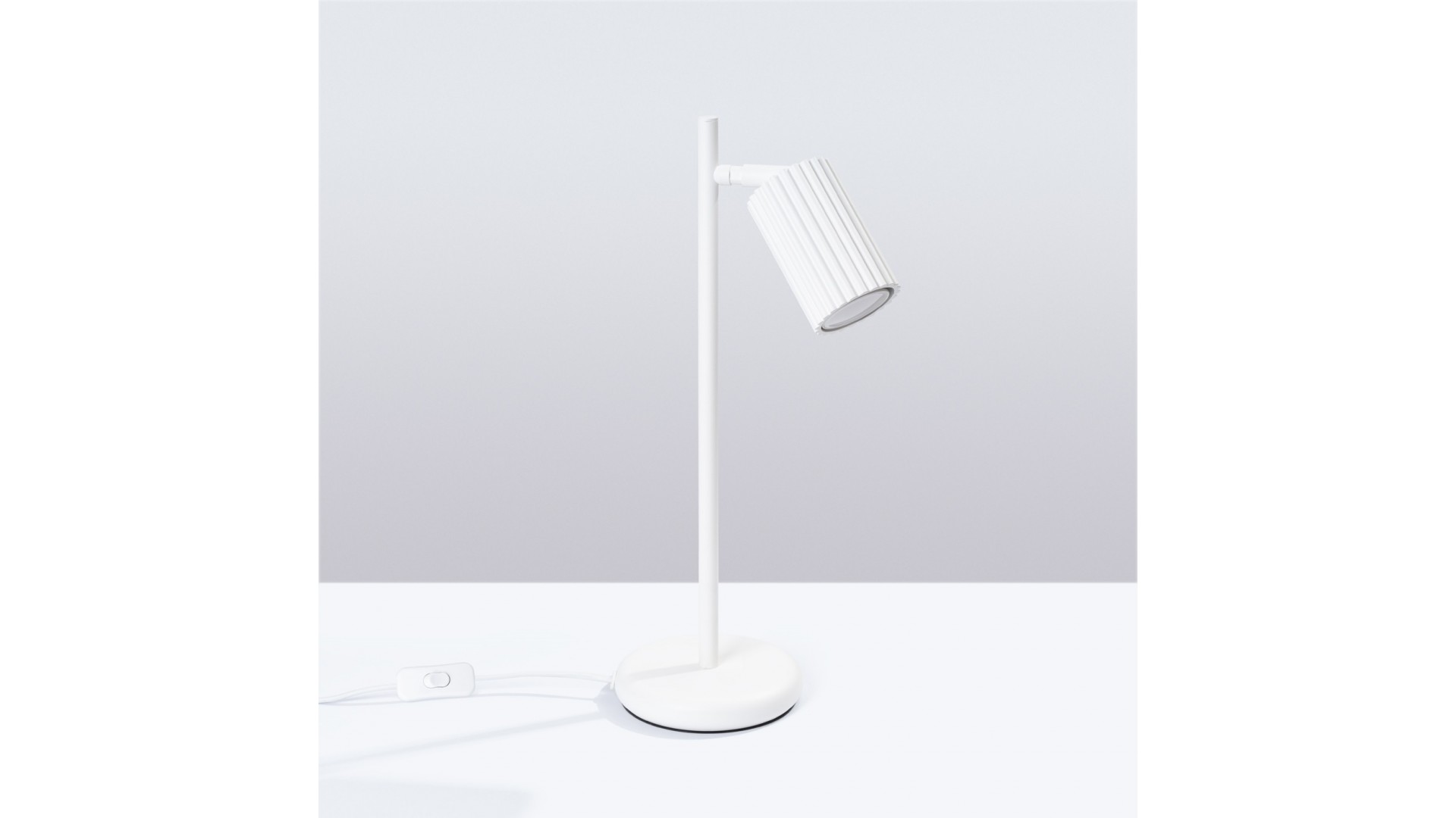 Lampa biurkowa KARBON biała Sollux SL.1548