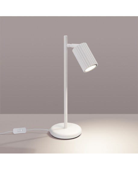 Lampa biurkowa KARBON biała Sollux SL.1548