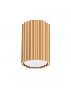 Plafon KARBON 10 złoty Sollux SL.1549