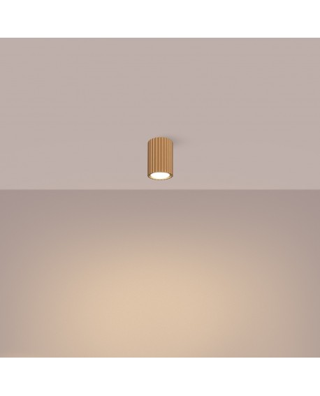 Plafon KARBON 10 złoty Sollux SL.1549