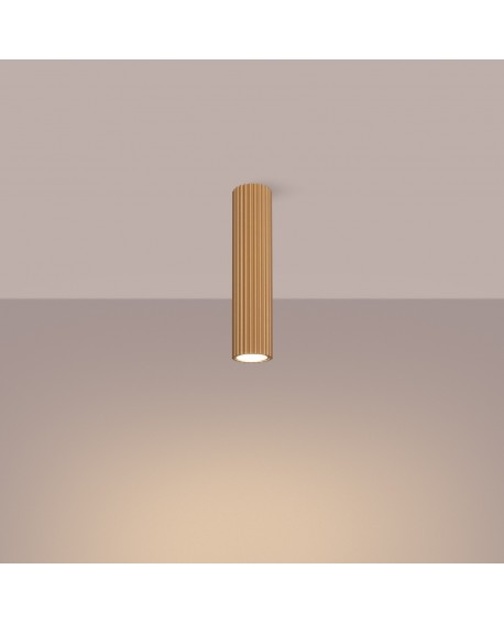 Plafon KARBON 30 złoty Sollux SL.1551