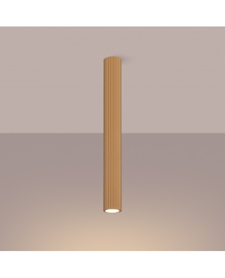 Plafon KARBON 60 złoty Sollux SL.1553