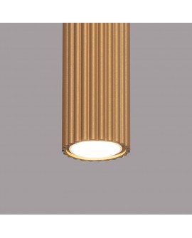 Plafon KARBON 60 złoty Sollux SL.1553