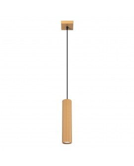 Lampa wisząca KARBON 1 złoty Sollux SL.1554