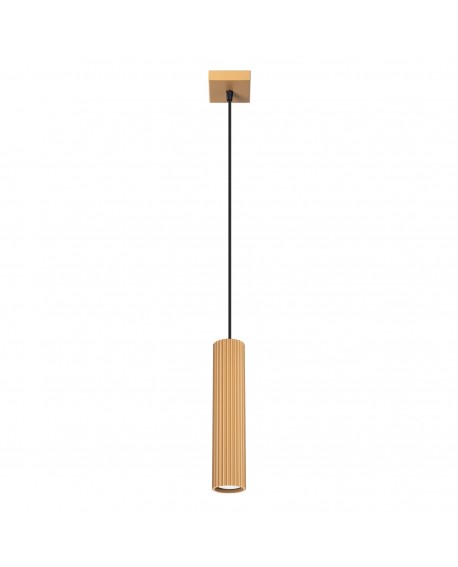 Lampa wisząca KARBON 1 złoty Sollux SL.1554
