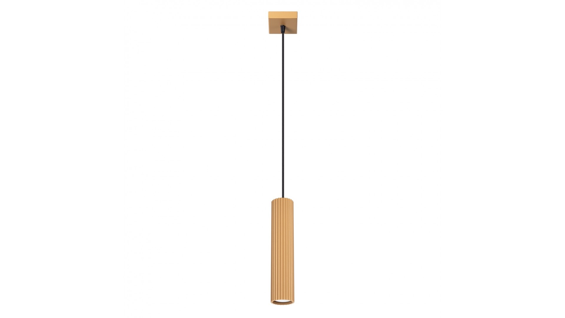 Lampa wisząca KARBON 1 złoty Sollux SL.1554