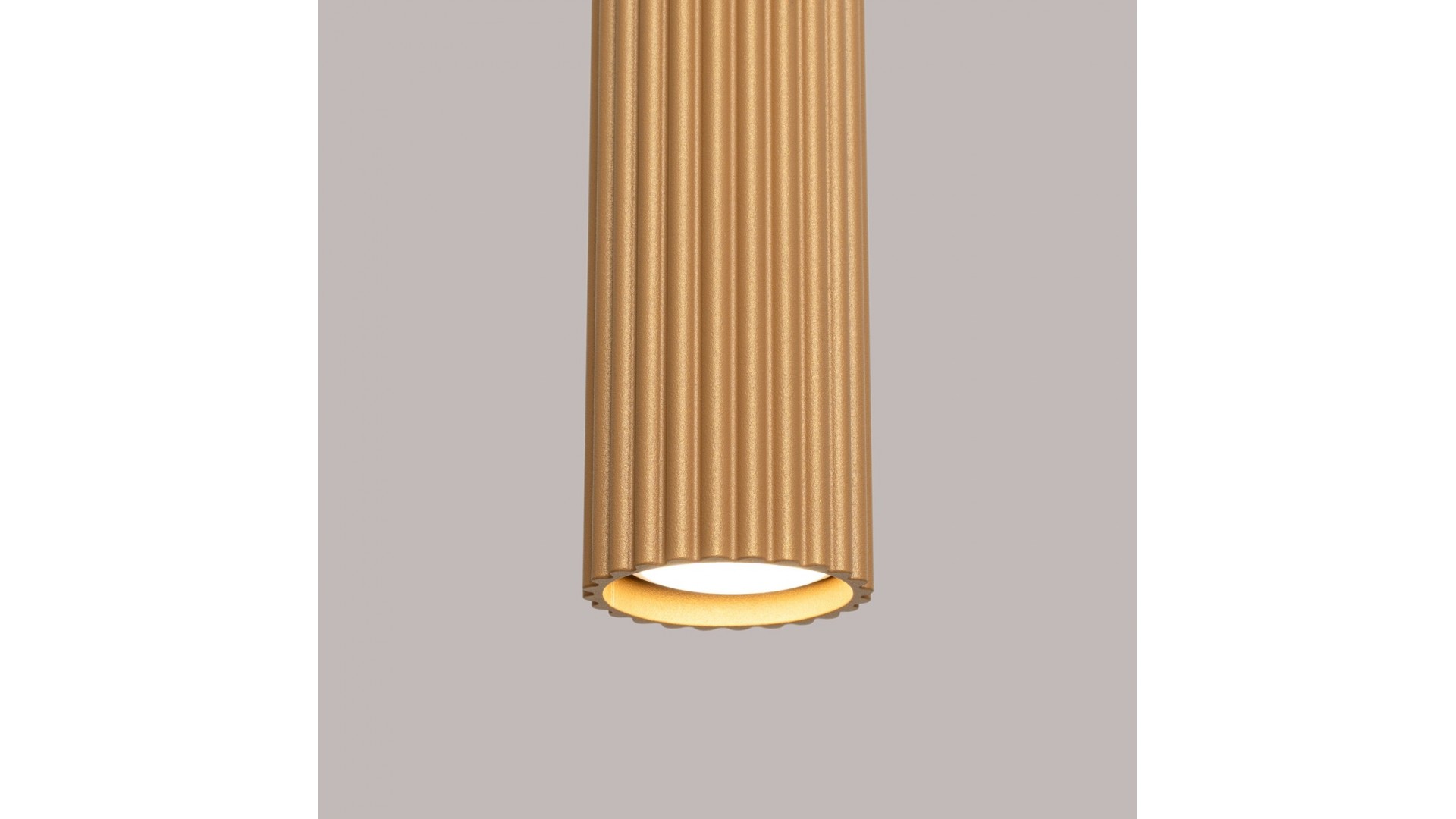 Lampa wisząca KARBON 1 złoty Sollux SL.1554