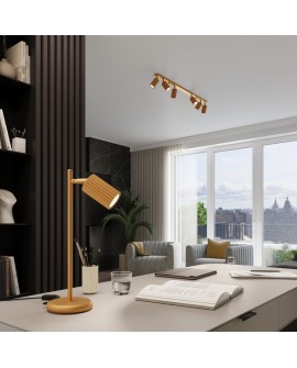 Lampa wisząca KARBON 2 złoty Sollux SL.1555