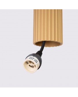 Lampa wisząca KARBON 3P złoty Sollux SL.1557