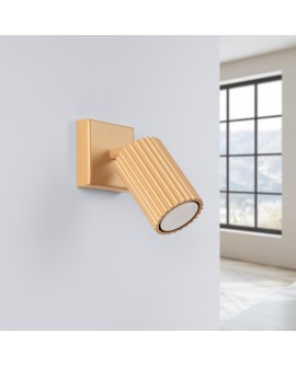 Kinkiet KARBON złoty Sollux SL.1559