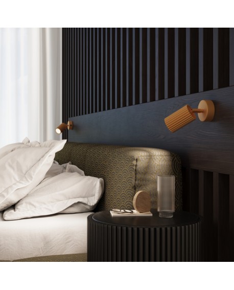 Kinkiet KARBON złoty Sollux SL.1559