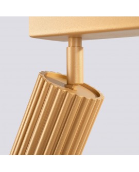 Plafon KARBON 2 złoty Sollux SL.1561