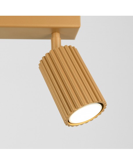 Plafon KARBON 2 złoty Sollux SL.1561