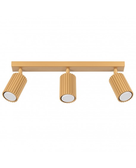 Plafon KARBON 3L złoty Sollux SL.1562