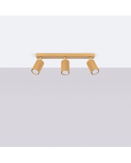 Plafon KARBON 3L złoty Sollux SL.1562