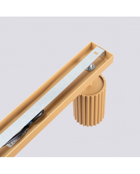 Plafon KARBON 3L złoty Sollux SL.1562