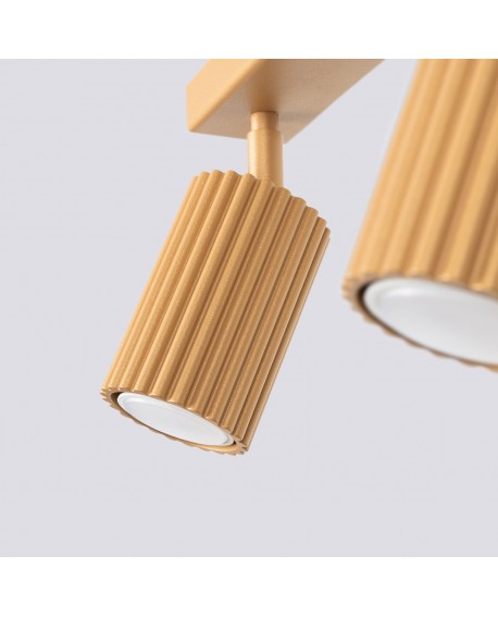 Plafon KARBON 3L złoty Sollux SL.1562