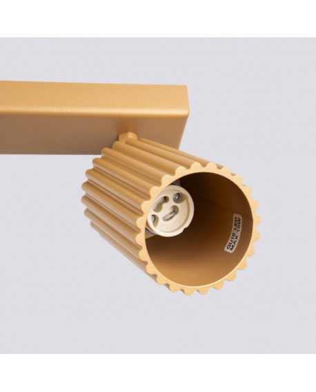 Plafon KARBON 3L złoty Sollux SL.1562