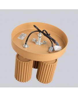 Plafon KARBON 3P złoty Sollux SL.1563