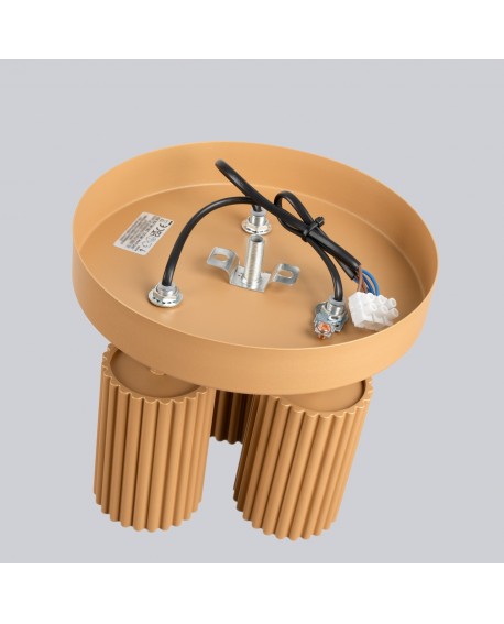 Plafon KARBON 3P złoty Sollux SL.1563