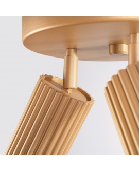 Plafon KARBON 3P złoty Sollux SL.1563