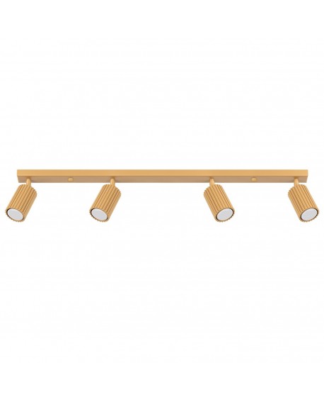 Plafon KARBON 4L złoty Sollux SL.1565