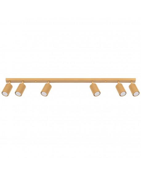 Plafon KARBON 6L złoty Sollux SL.1566