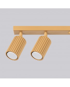 Plafon KARBON 6L złoty Sollux SL.1566