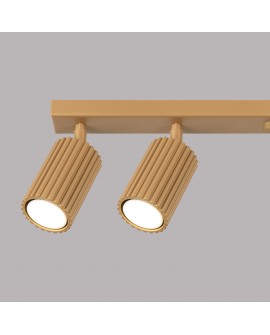 Plafon KARBON 6L złoty Sollux SL.1566