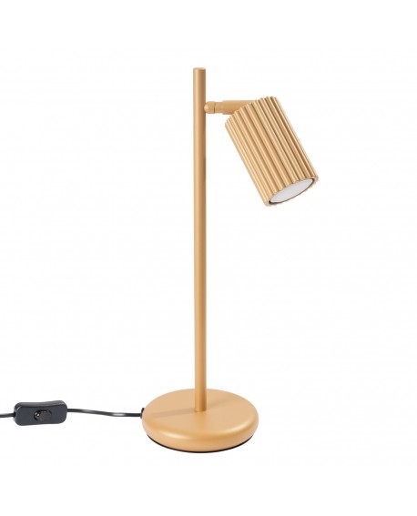 Lampa biurkowa KARBON złota Sollux SL.1567