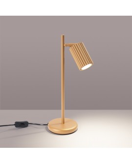 Lampa biurkowa KARBON złota Sollux SL.1567