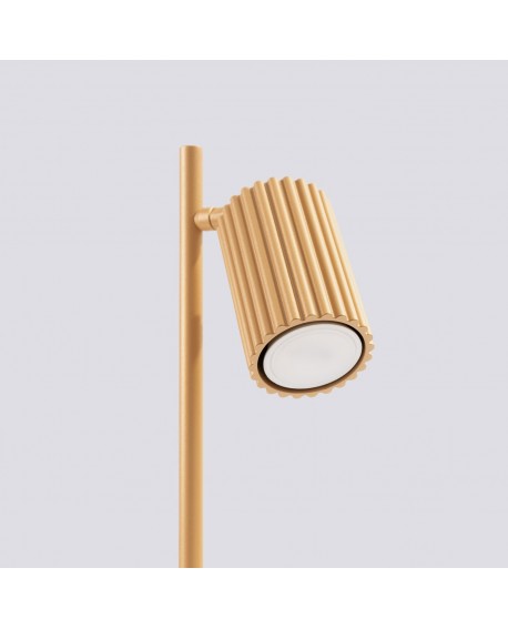 Lampa biurkowa KARBON złota Sollux SL.1567