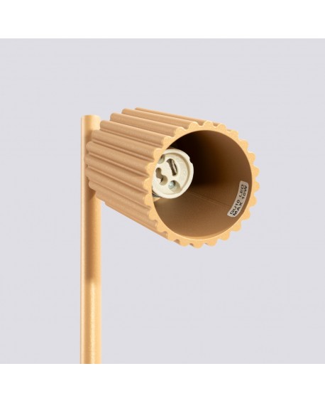 Lampa biurkowa KARBON złota Sollux SL.1567