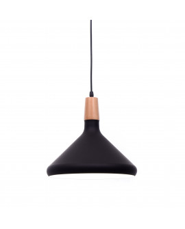 NOWOCZESNA LAMPA WISZĄCA SKANDYNAWSKA ZWIS CZARNA BAFIDO B1