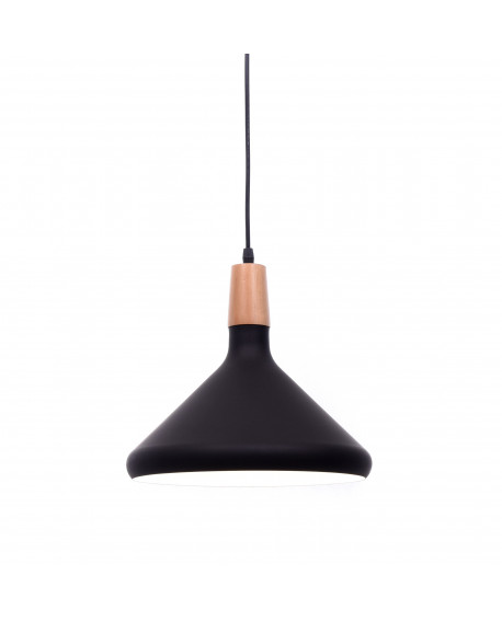 NOWOCZESNA LAMPA WISZĄCA SKANDYNAWSKA ZWIS CZARNA BAFIDO B1