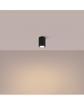 Plafon KARBON 10 czarny Sollux SL.1568