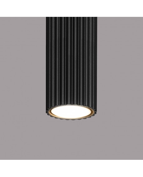 Plafon KARBON 10 czarny Sollux SL.1568