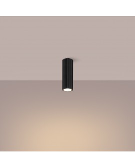 Plafon KARBON 20 czarny Sollux SL.1569