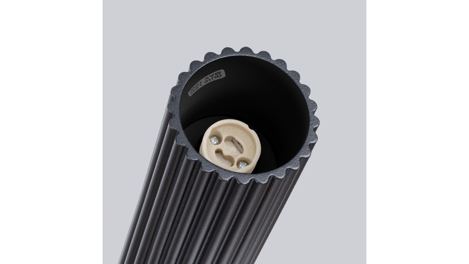 Plafon KARBON 20 czarny Sollux SL.1569