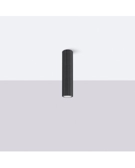 Plafon KARBON 30 czarny Sollux SL.1570