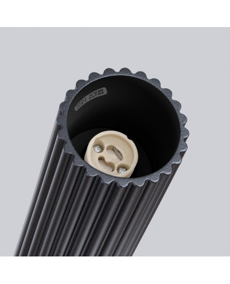 Plafon KARBON 30 czarny Sollux SL.1570