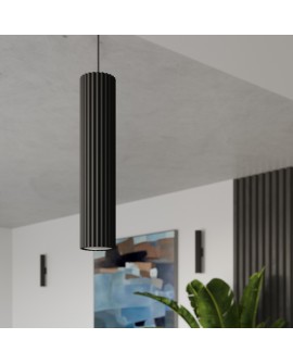 Plafon KARBON 30 czarny Sollux SL.1570