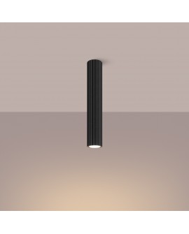 Plafon KARBON 40 czarny Sollux SL.1571